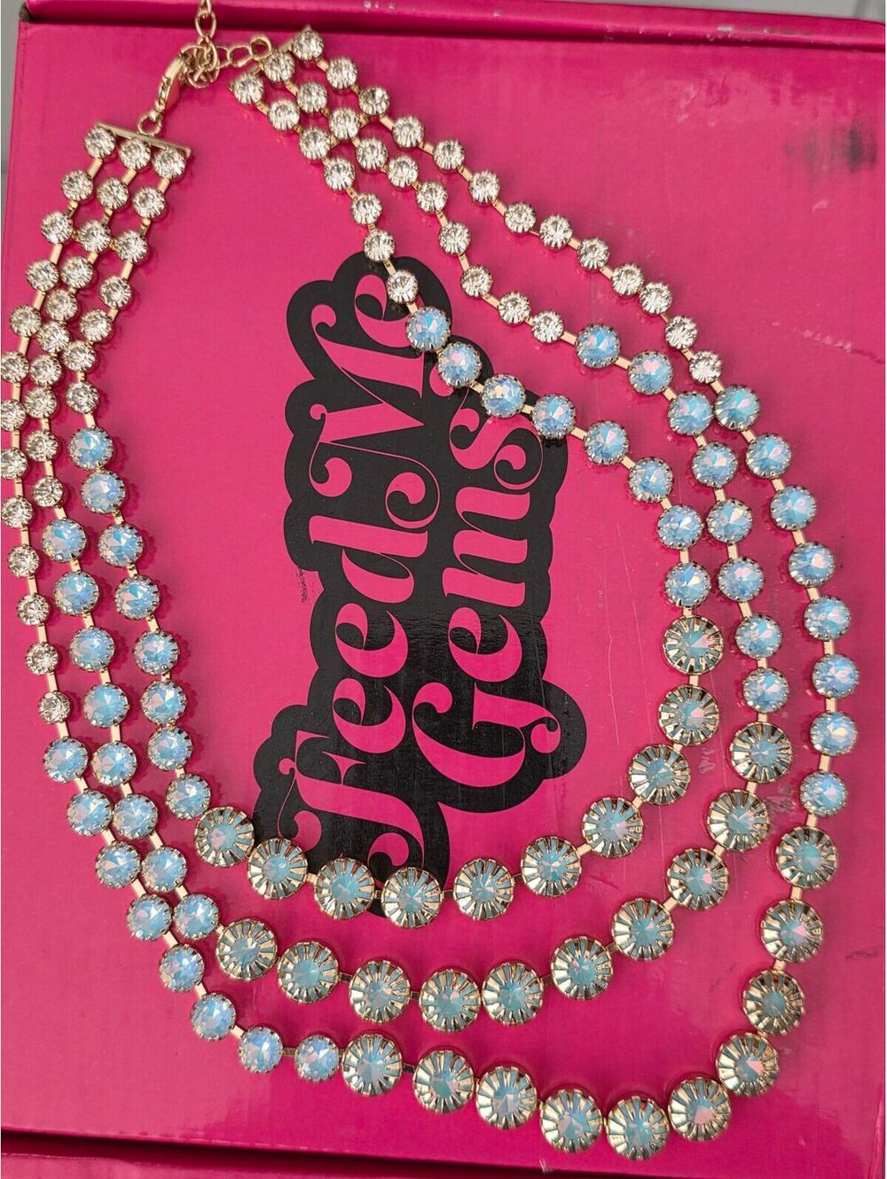 20.FEEDMEGEMS LAYER NECKLACE